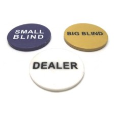 Poker Dealer Button-Set 3xKunstst.49x5mm
* Lieferzeit unbekannt *