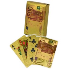 Spielkarten 500 Euro Gold - 100 % Kunststoff
* Lieferzeit unbekannt * Spielkarten 500 Euro Gold - 100 % Kunststoff
* Lieferzeit unbekannt *