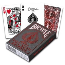 Pokerkarten  Metallux Red, Bicycle