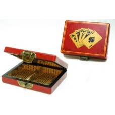 Kiste China mit 2 Poker-Spielkarten-Sets