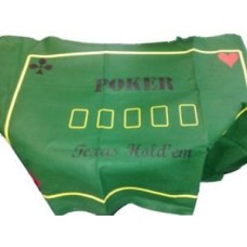 PokerTuch Filz grünTexas Hold'em 180x90cm