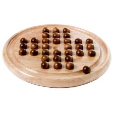 Solitäir Spiel Holz Natur durchm.22 cm
* erwartet Ende Juli *