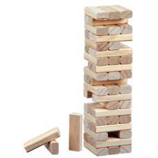 Wackelturm Spiel Holz naturTimber 56 Blöcke
* Lieferzeit unbekannt *