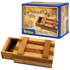 Schatztruhe Puzzle holz 9x7x4 cm Schatztruhe Puzzle holz 9x7x4 cm