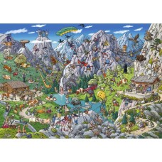 Puzzle Alpine Fun,1000 T.Trian. Heye 29680