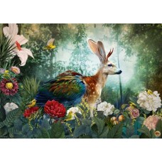 Puzzle Jackalope, Fauna Fantasies, Heye 1000