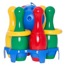 Kegelset 6 Kegel/ Ball / Wurfring