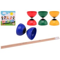 Diabolo Pro.Marmor.Blau/Rot/Orange 10 cm.